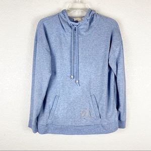 Micheal Kors light blue lightweight hoodie